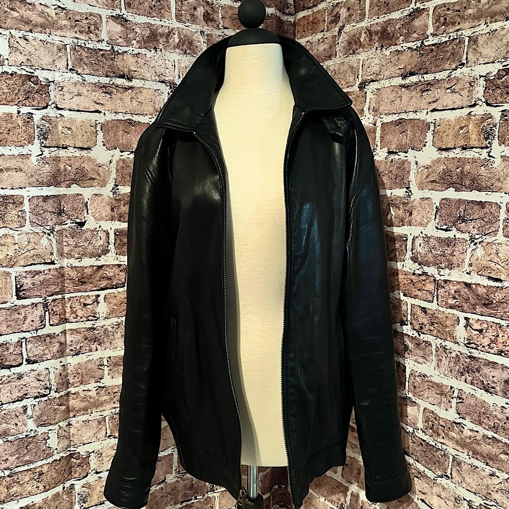 90s Vintage Polo Ralph Lauren Leather Jacket